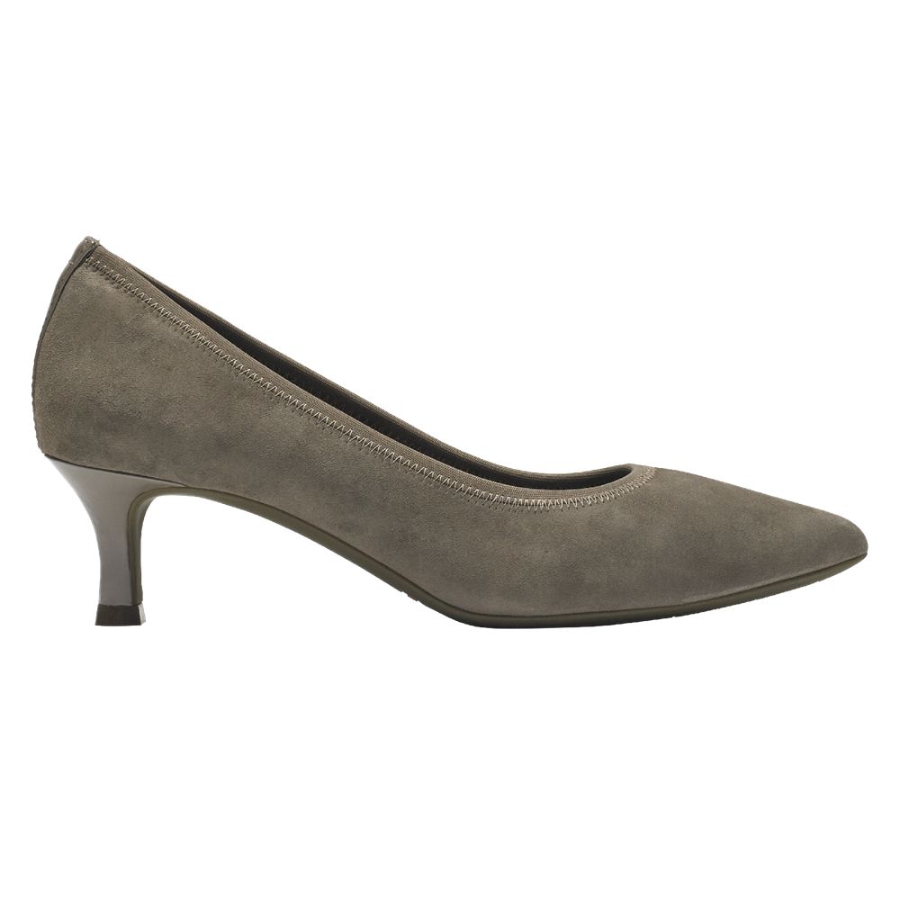 Rockport Total Motion Kaiya Heel - Womens Pumps - Grey - NZ (GSE-650187)